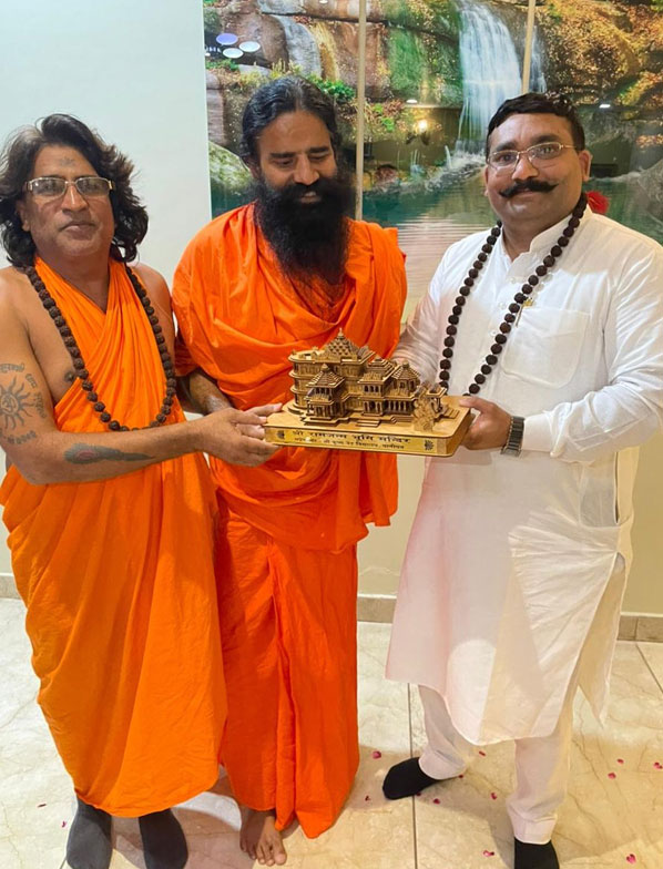 Presenting temple model